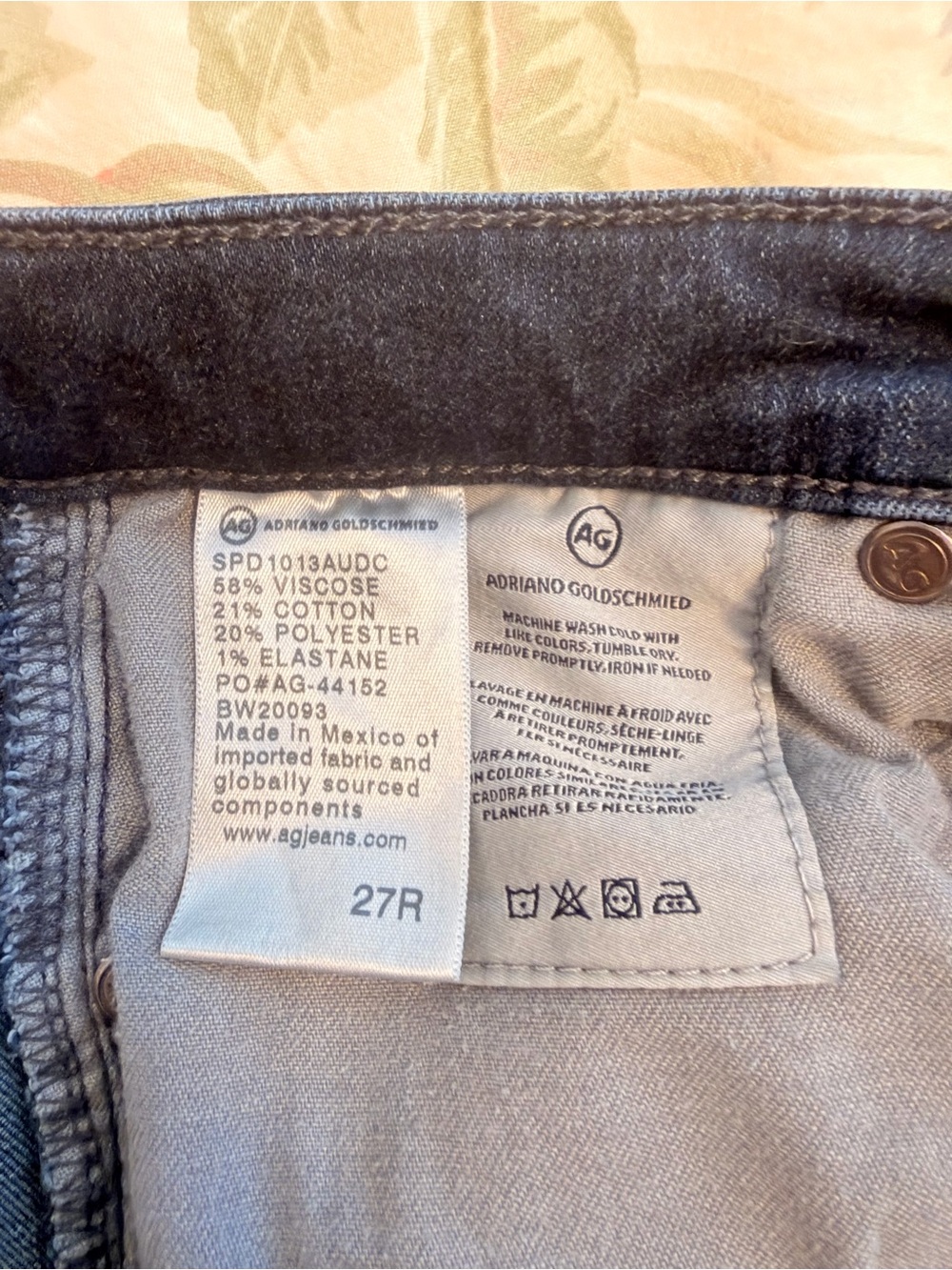 Ag Adriano Goldschmied Dark Blue Flare Jeans - Picture 4 of 5